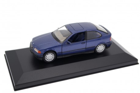 Schuco BMW 3 Series 316i Compact E36 1994 - Alaska Blue Metallic