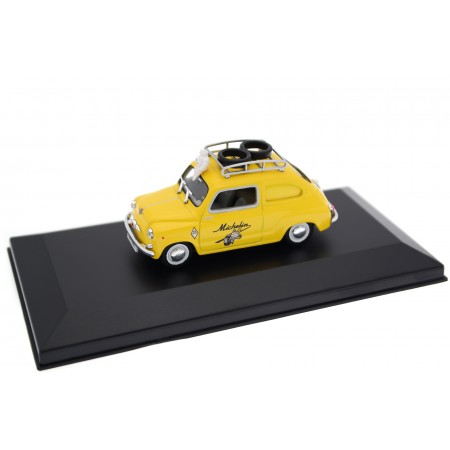 Altaya Seat 600 D Series II Michelin 1967 - Primary Yellow