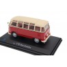American Mint Cararama Volkswagen T1 Bus Samba Deluxe Sunroof Type 2 1962 - Sealing Wax Red/Beige Grey