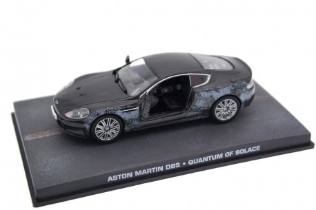 Altaya Aston Martin DBS Damaged Version "Quantum of Solace (2008)" 2008 - Quantum Silver Metallic