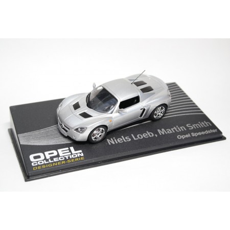 Altaya Opel Speedster Designer - Niels Loeb, Martin Smith 2000 - Silver Metallic