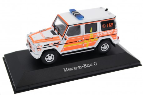 Atlas Mercedes-Benz G-Class G350 BlueTEC W463 NEF Notarzt Weiden i.d.OPf. 2012 - Arctic White/Orange
