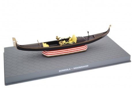 Universal Hobbies Gondola Hovercraft Bondola "Moonraker" 1979 - Brown/Red+White