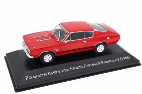 DeAgostini Plymouth Barracuda Sports Fastback Formula S 383 1968 - Matador Red