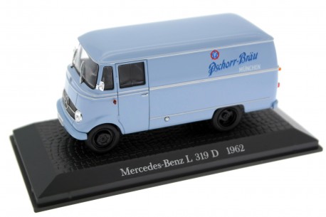 Atlas Mercedes-Benz L 319 D Kastenwagen Pschorr-Bräu 1962 - Pastel Blue