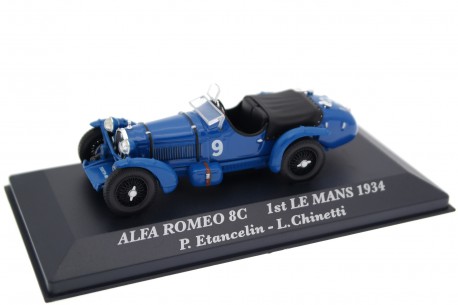 Altaya Alfa Romeo 8C 2300 LM Spyder #9 "Luigi Chinetti" Winner 24 Hours of Le Mans 1934 - L.Chinetti/P.Étancelin