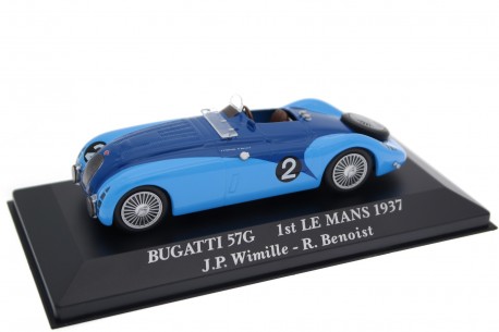 Altaya Bugatti Type 57G Tank #2 "Roger Labric" Winner 24 Hours of Le Mans 1937 - J.P.Wimille/R.Benoist