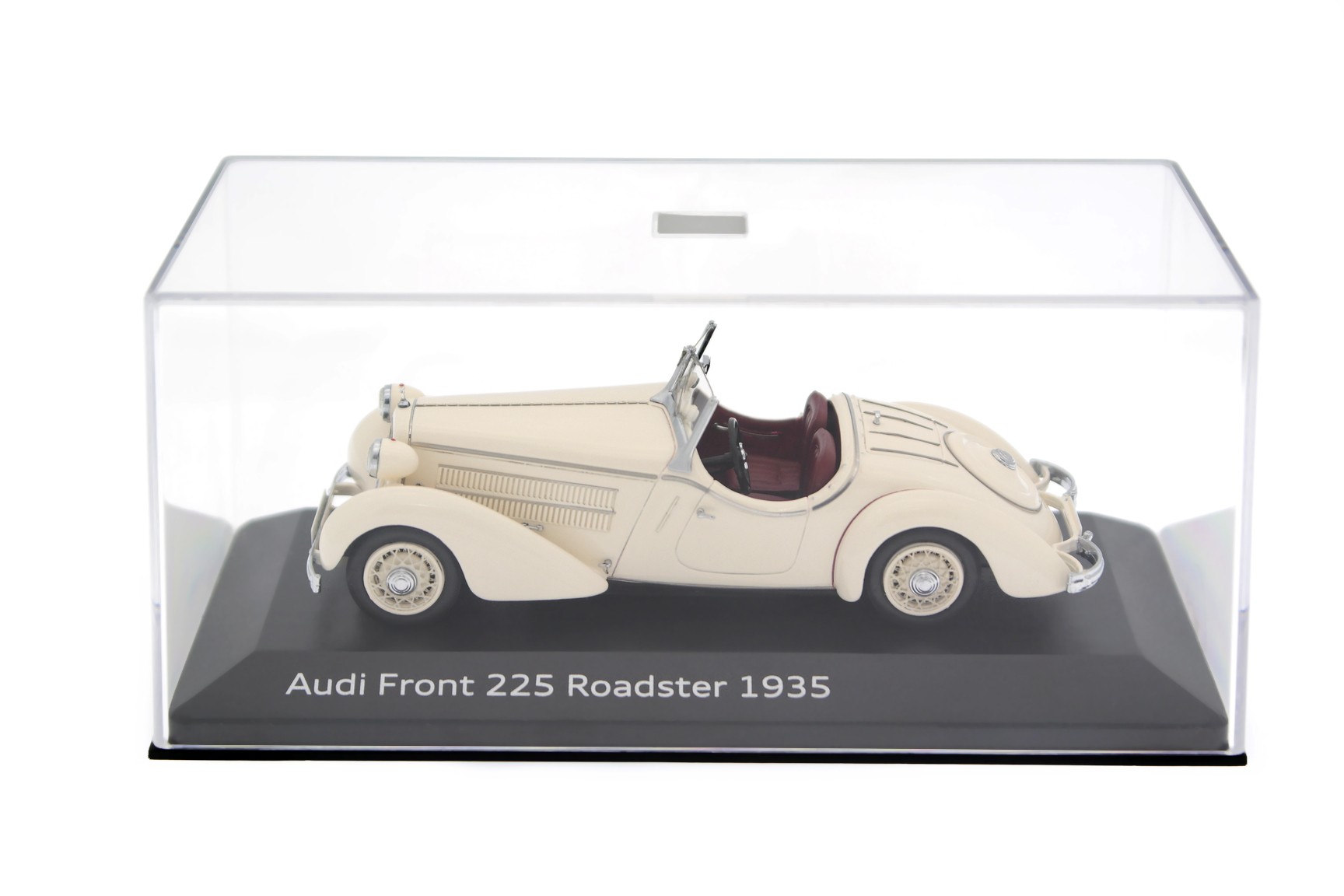 A collectible scale model Audi Front 225 Roadster from Minichamps