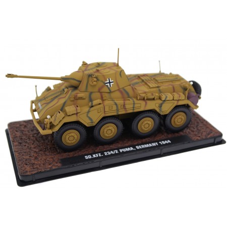 Atlas Büssing-NAG Sd.Kfz 234/2 Puma 1944 - Dark Yellow with String Camouflage