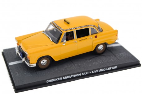 Altaya Checker Marathon Taxicab A11 "Live and Let Die (1973)" 1973 - Cab Yellow