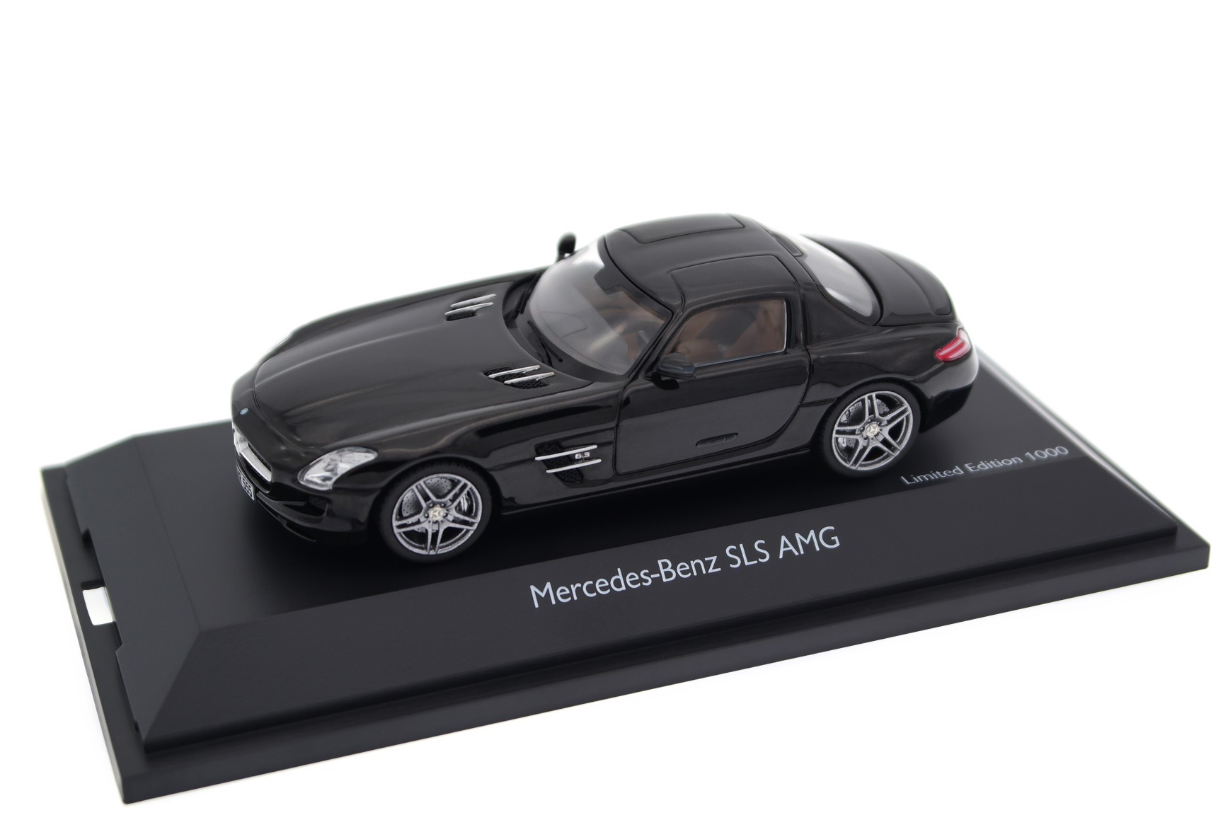 A collectible scale model Mercedes-Benz SLS AMG Coupe from Schuco
