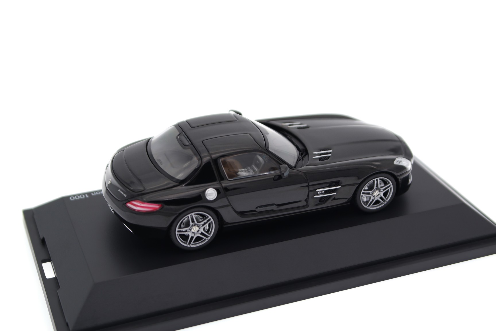 A collectible scale model Mercedes-Benz SLS AMG Coupe from Schuco