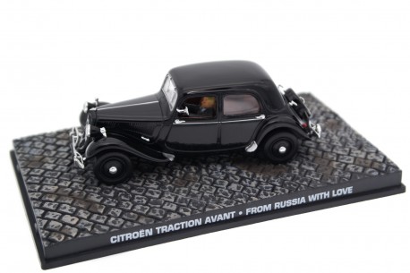 Altaya Citroën 11 BL Traction Avant "From russia with Love (1963)" 1948 - Black