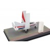 Universal Hobbies Acrostar Jet Bede BD-5J "Octopussy" 1983 - White with Red and Blue Decor