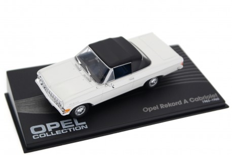 Altaya Opel Rekord A Cabriolet 1963 - Chamonix White