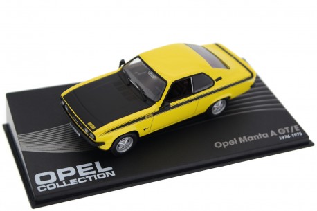 Altaya Opel Manta A GT/E 1974 - Citrus Yellow with Black Matt Decor