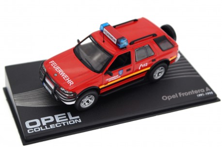 Altaya Opel Frontera A Facelift 4x4 Feuerwehr Offenbach 1995 - Magma Red