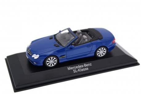 Minichamps Mercedes-Benz SL-Class SL 500 R230 MOPF 2006 - Jaspis Blue Metallic