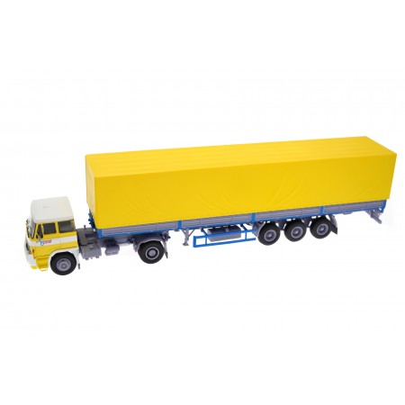 Premium ClassiXXs LIAZ-100.471 with MAZ-9758 ČSAD 1978 - Yellow/White