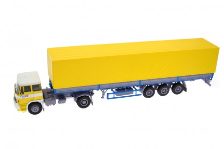 Premium ClassiXXs LIAZ-100.471 with MAZ-9758 ČSAD 1978 - Yellow/White