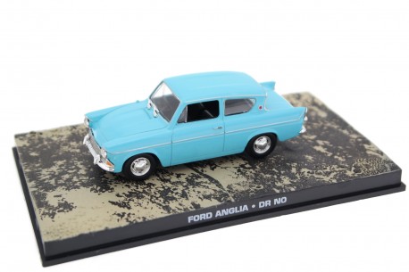 Altaya Ford Anglia Deluxe 105E "Dr. No (1962)" 1960 - Aquamarine Blue