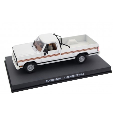 Altaya Dodge Ram D-Series Regular Cab AD "Licence to Kill (1989)" 1988 - Bright White