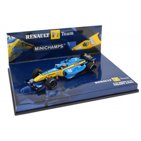 Minichamps Renault R24 #8 "Mild Seven Renault F1 Team" Formula 1 2004 - Fernando Alonso