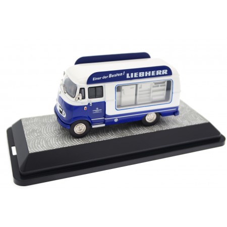 Premium ClassiXXs Mercedes-Benz L 319 D Liebherr 1955 - Liebherr Blue/Clean White