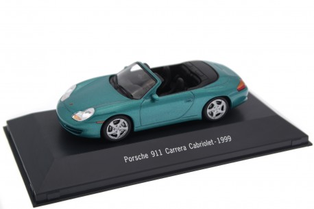Atlas Porsche 911 Carrera Cabriolet 996 1999 - Wimbledon Green Metallic