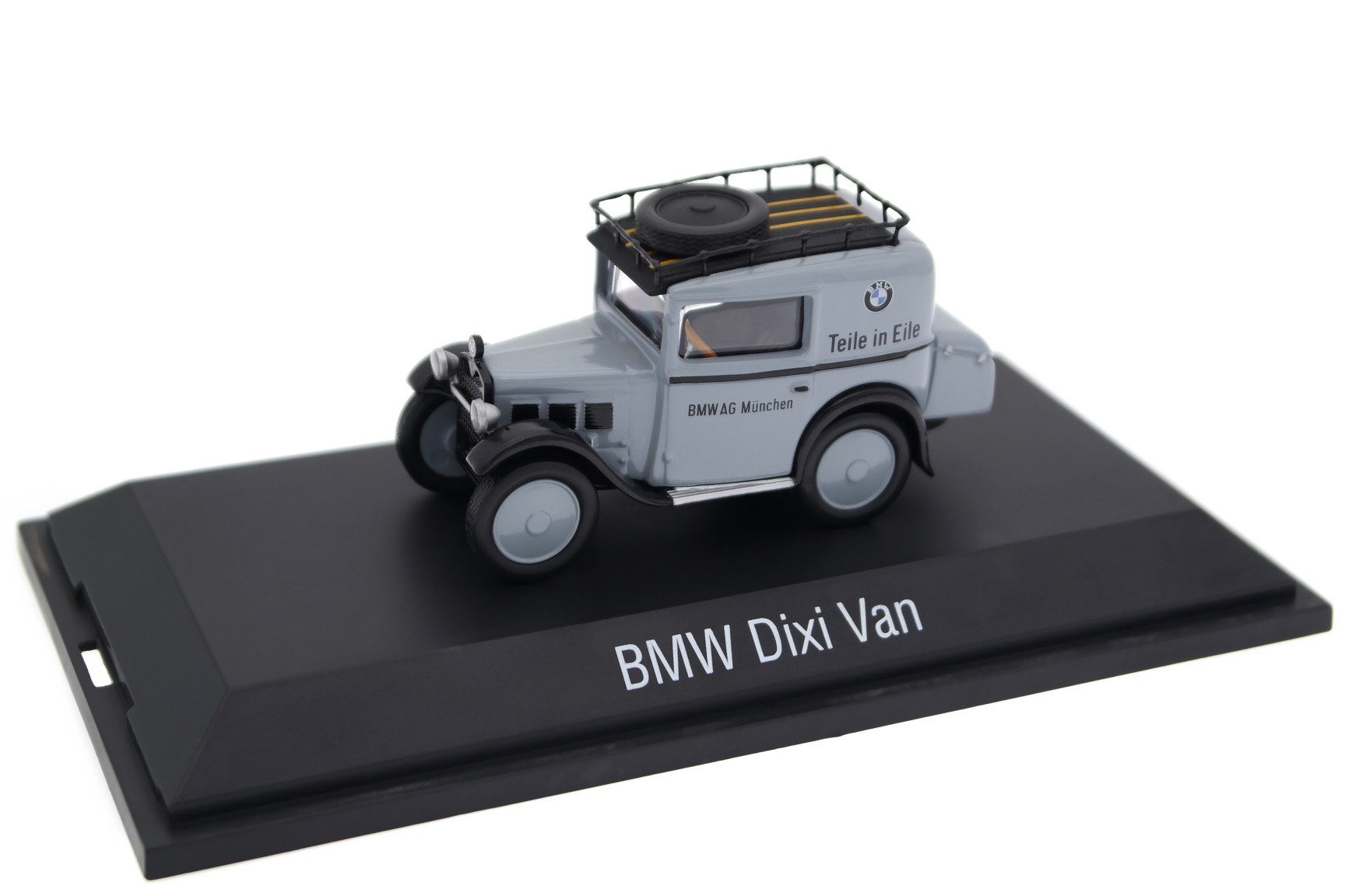 A collectible scale model BMW Dixi Van from Schuco