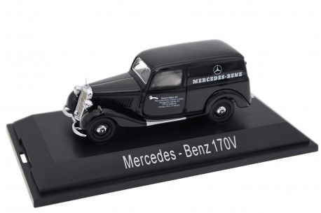 Schuco Mercedes-Benz 170 V Kastenwagen Daimler Benz AG W136 1950 - Black