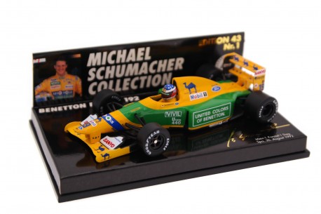 Minichamps Benetton B192 #19 "Camel Benetton Ford" Winner Belgian Grand Prix Formula 1 1992 - Michael Schumacher