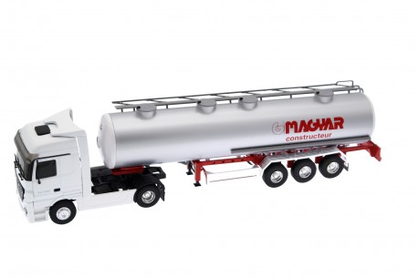 Eligor Mercedes-Benz Actros 1840 MP2 BM930 with Food Tanker G.Magyar 2002 - Arctic White