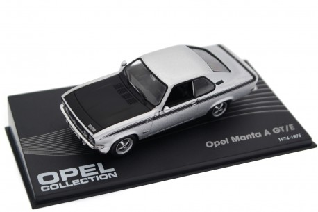 Altaya Opel Manta A GT/E 1974 - Astro Silver Metallic with Black Matt Decor