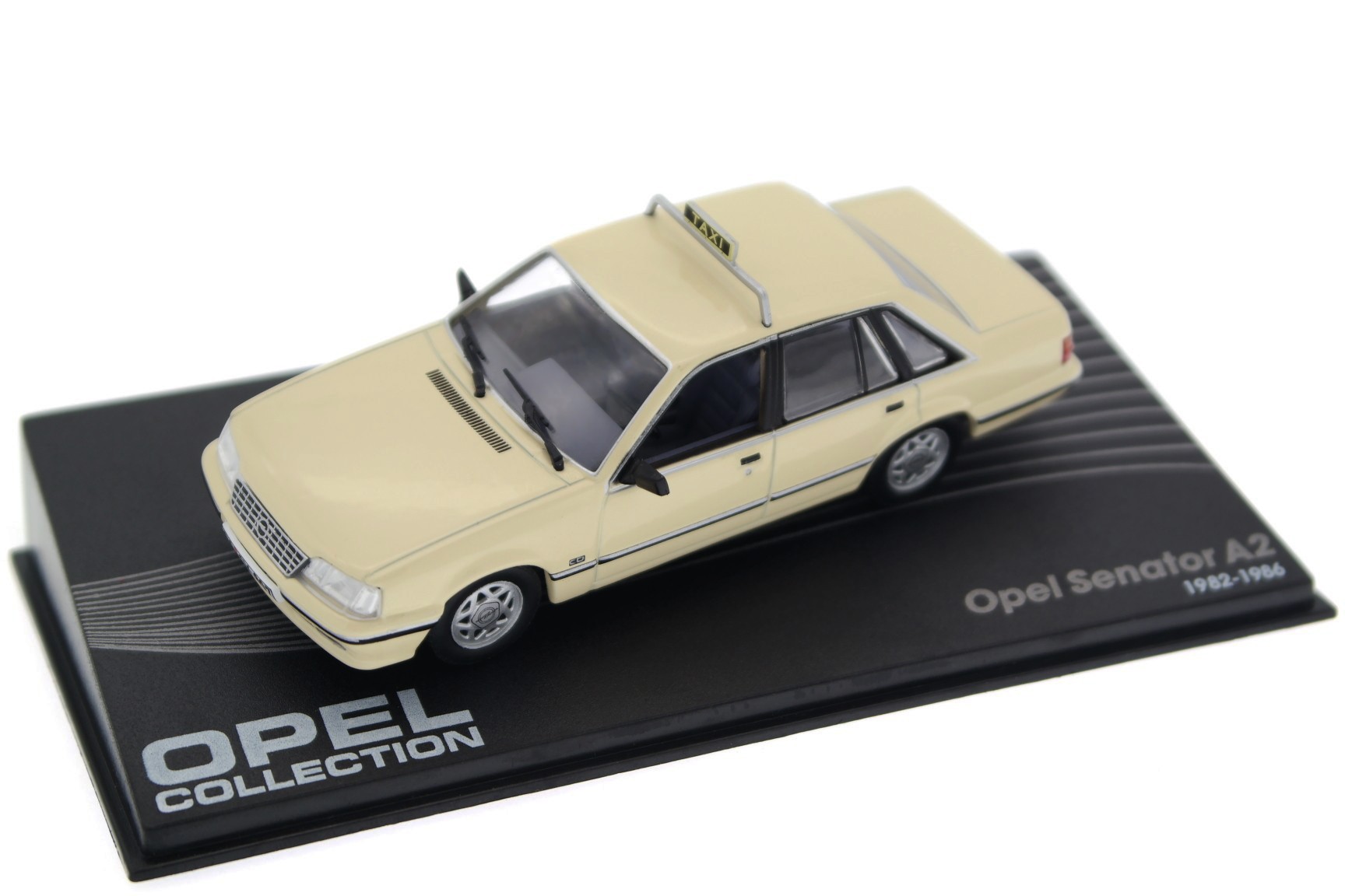 オペル　セネター　ミニチャンプス　Opel Senator タクシー 1/43 A collectible scale model Opel Senator Taxi from Altaya