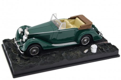 Altaya Bentley 4¼ Litre Drophead Coupé by Vanden Plas B4MR "From russia with Love (1963)" 1935 - Green
