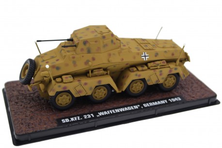 Atlas Sd.Kfz. 231 8-Rad 1943 - Dark Yellow with Dot Camouflage