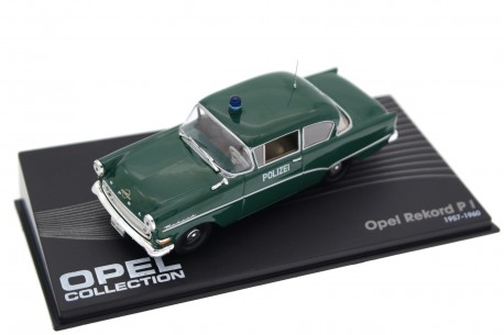 Altaya Opel Olympia Rekord P1 Polizei 1957 - Polizei Green