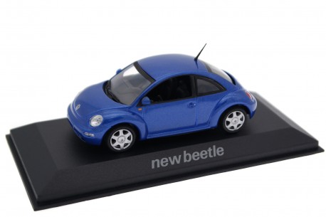 Minichamps Volkswagen New Beetle 9C 1998 - Techno Blue Metallic