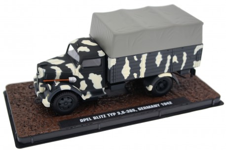 Atlas Opel Blitz Typ 3.6-36S 1942 - Panzer Grey with Desert Camouflage