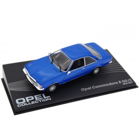1/43 Altaya DC1334 Opel Commodore B GS/E 1972 - Sapphire Blue Metallic, Opel Collection #103