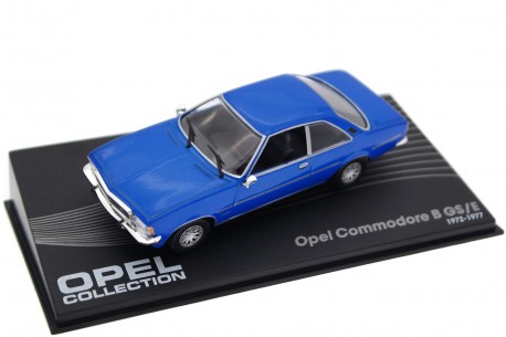1/43 Altaya DC1334 Opel Commodore B GS/E 1972 - Sapphire Blue Metallic, Opel Collection #103