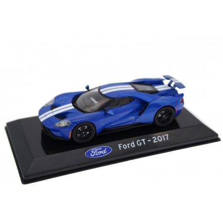 Centauria Ford GT 2017 - Liquid Blue Metallic with Frozen White Stripes
