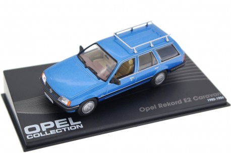 Altaya Opel Rekord E2 Caravan GLE 2.0 E 1982 - Azure Blue Metallic