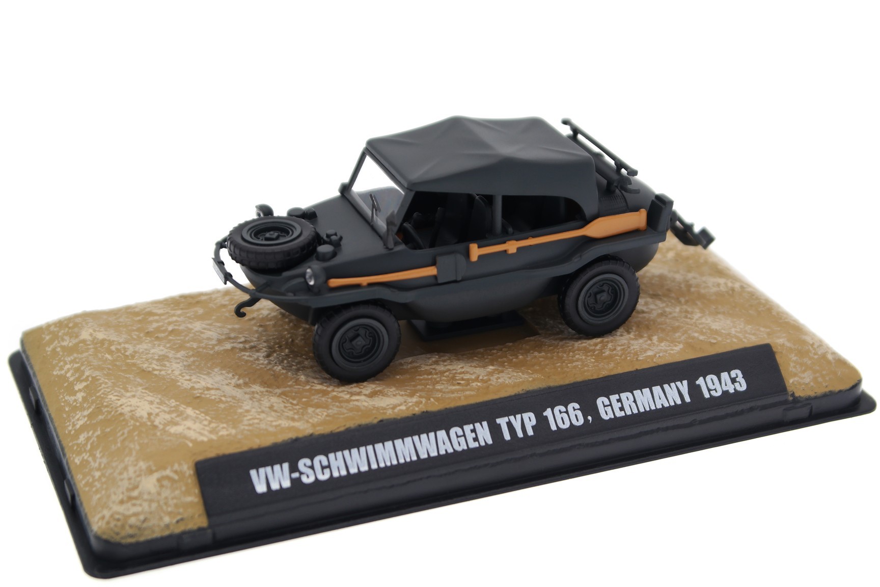 Miniature VOLKSWAGEN Schwimmwagen amphibie sable 1943 armée allemande