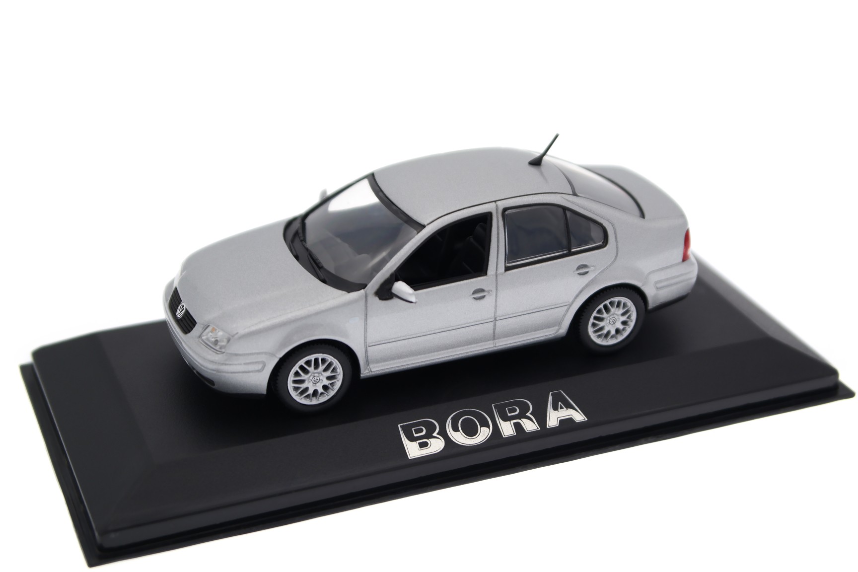 A collectible scale model VW Bora from Minichamps