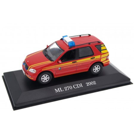 DeAgsotini Mercedes-Benz ML 270 CDI W163 Feuerwehr-Kommandowagen 2002 - Feuerwehr Red