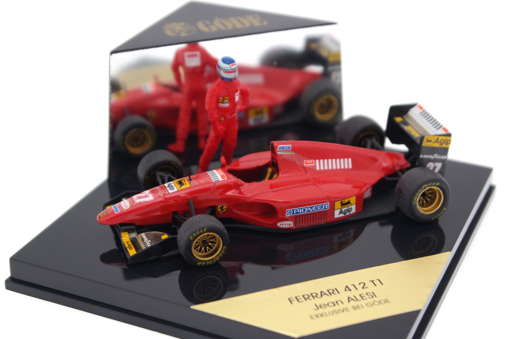 【ジャンク】PMA 1/18 F1 FERRARI 412 T1 J.ALESI A collectible scale F1 model Ferrari 412 T1 from Göde