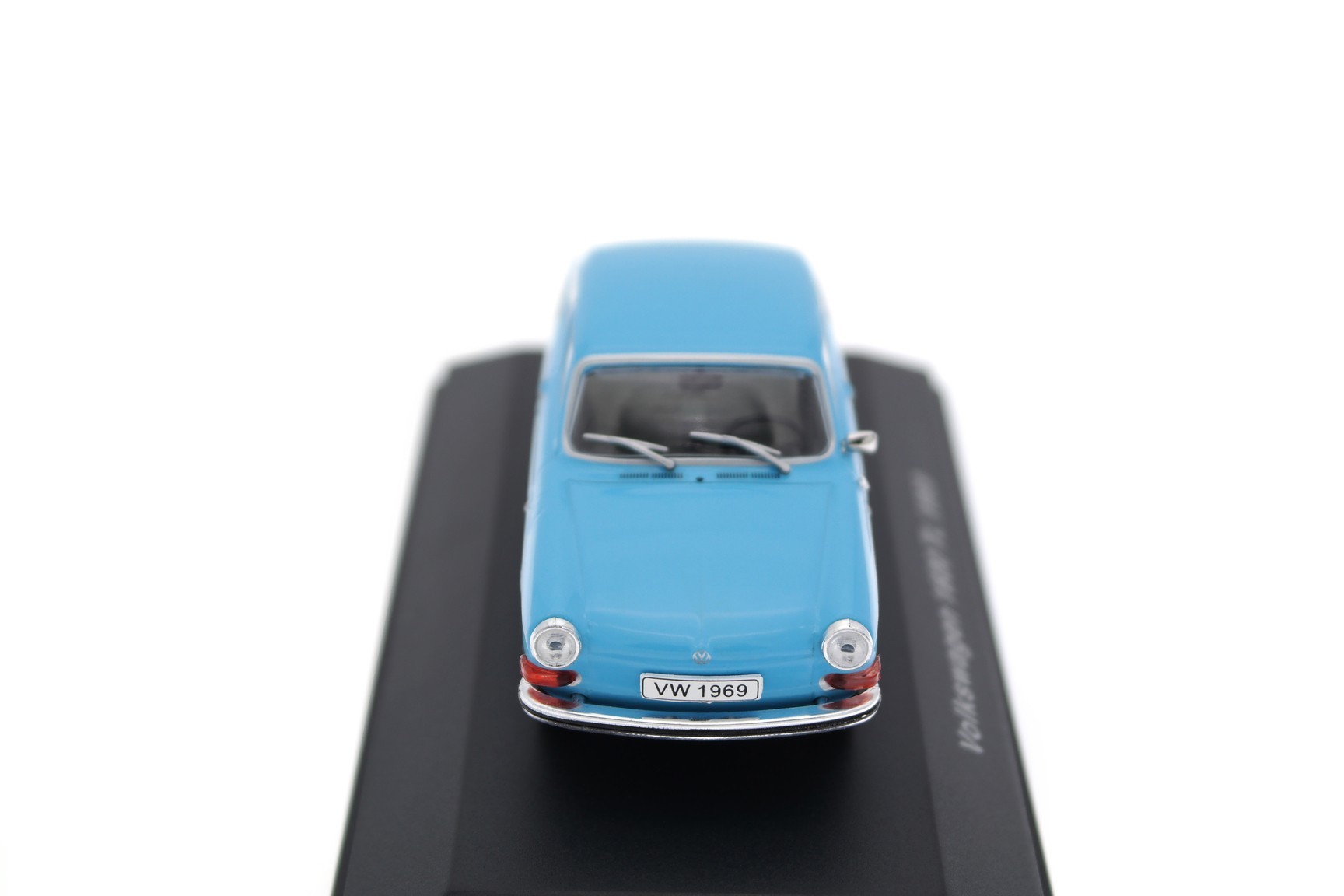 A collectible scale model VW 1600 TL Fastback from Altaya