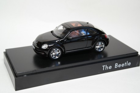 Schuco Volkswagen Beetle Panoramic Sunroof 5C 2012 - Deep Black Pearl Effect